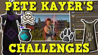 Pete Kayer's Challenges + Hunter QoL Changes (OSRS)