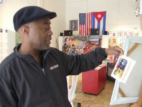 Charles Burnett Visits Lili Bernard Art Studio