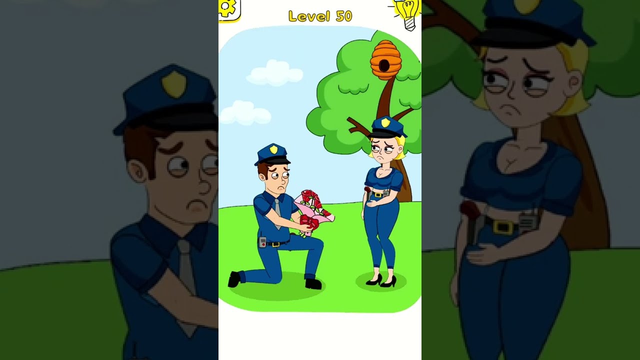 Draw Police - Tricky Puzzles👮‍♂️👮‍♀️ 