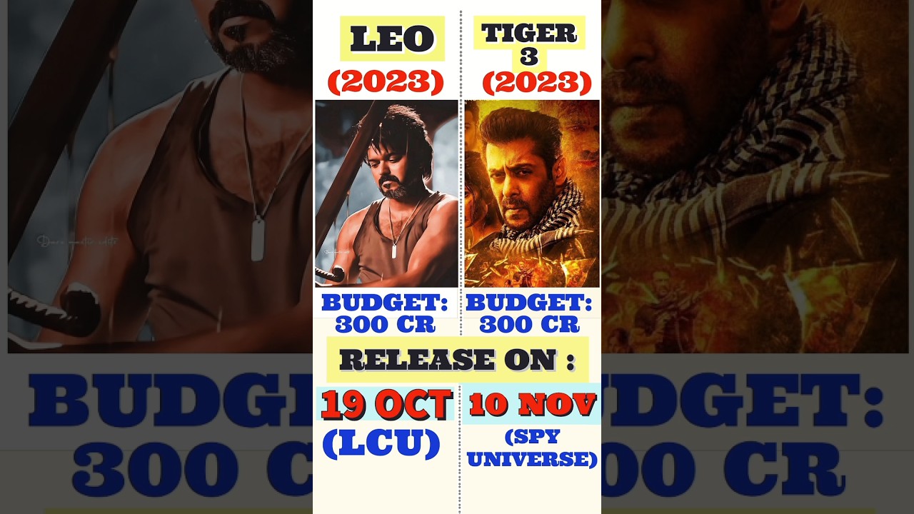 LEO VS TIGER 3 MEANS LCU VS SPY UNIVERSE WHICH MOVIE BREAKS BOX OFFICE RECORDS 