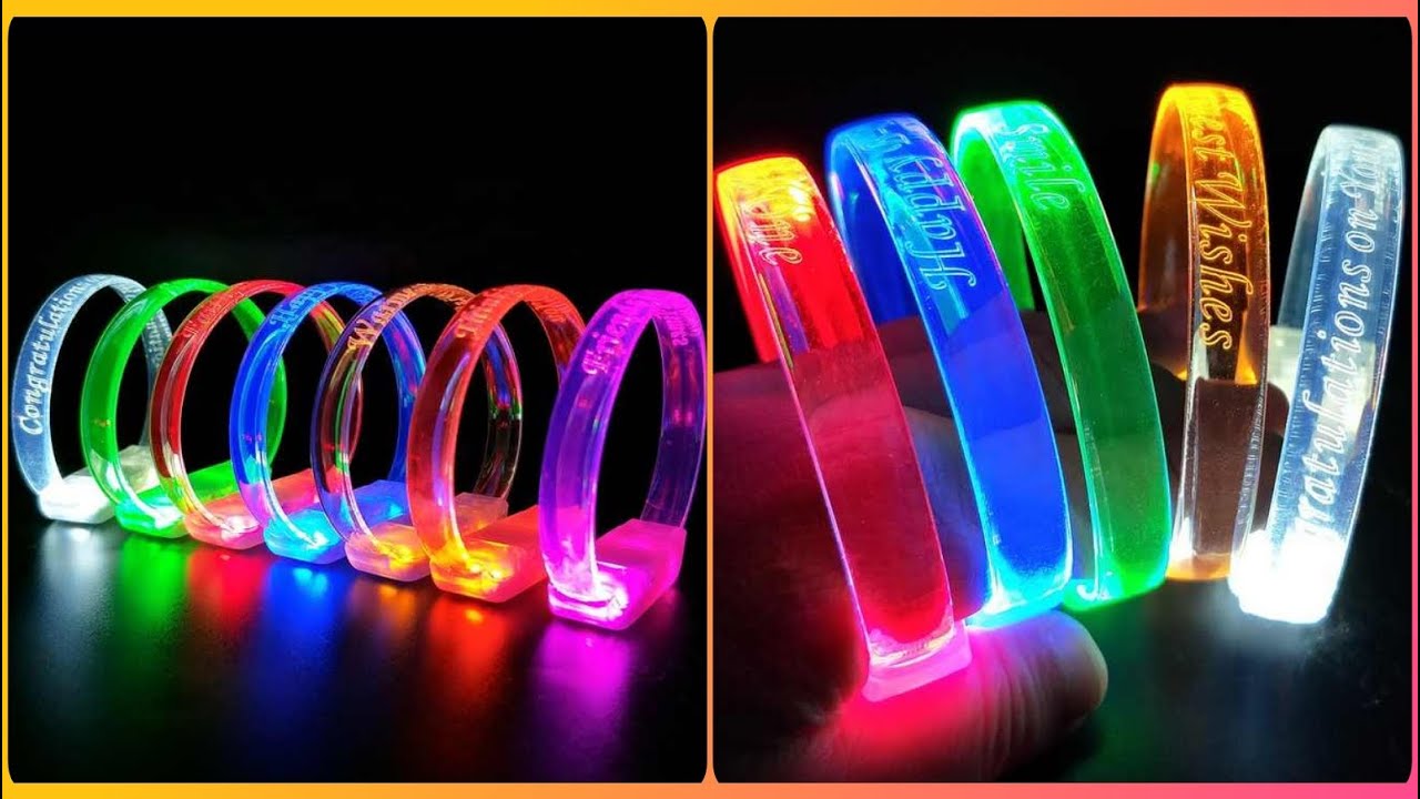Pulsera Led 😍 Pulseras Led con Luz Parpadeantes Para Fiesta / Accesorios Para ...