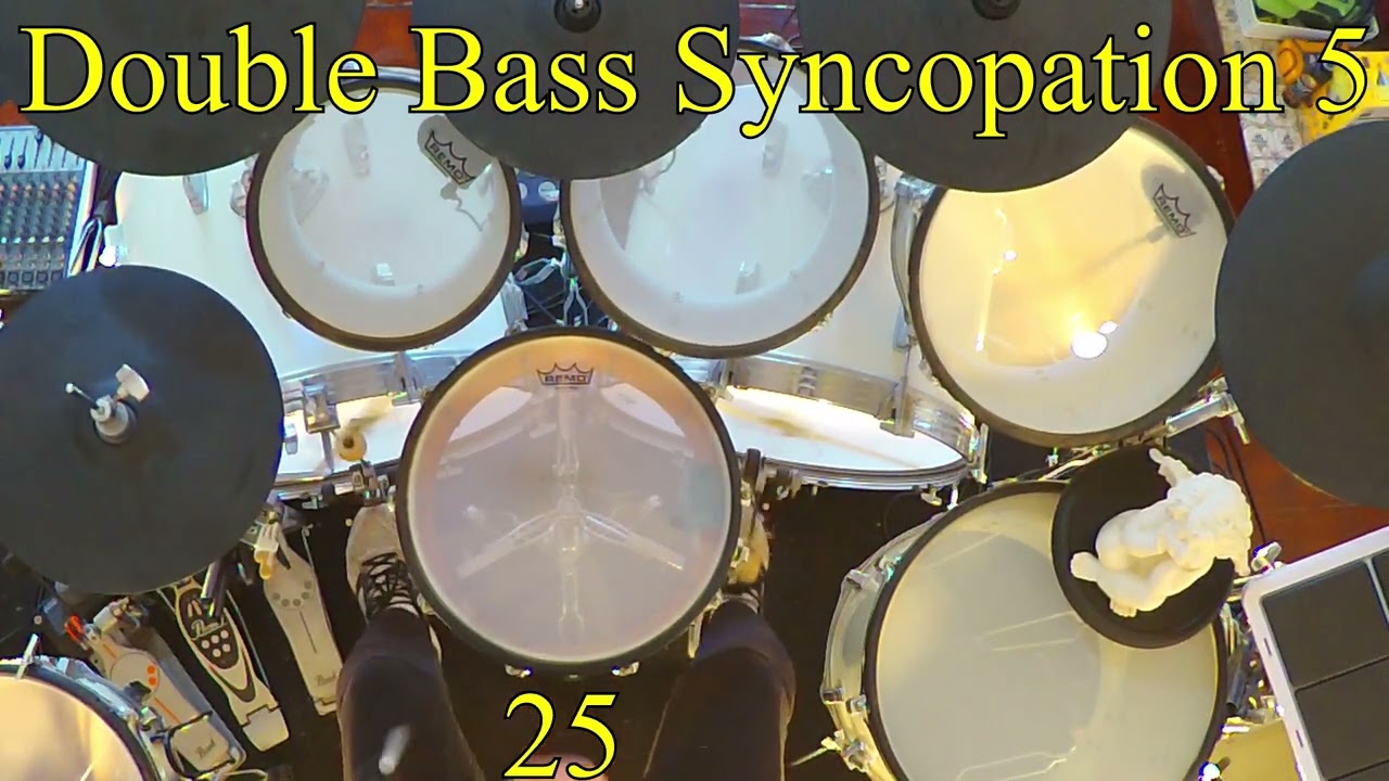 Double Bass Syncopation 5 Pattern 25