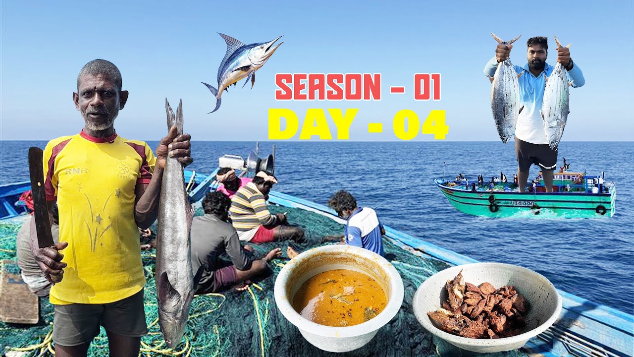 Day-04 | Heavy Catch! 2 Tons of Tuna on Fourth Day🔥!! | Gill Net Fishing Adventure | EP-04