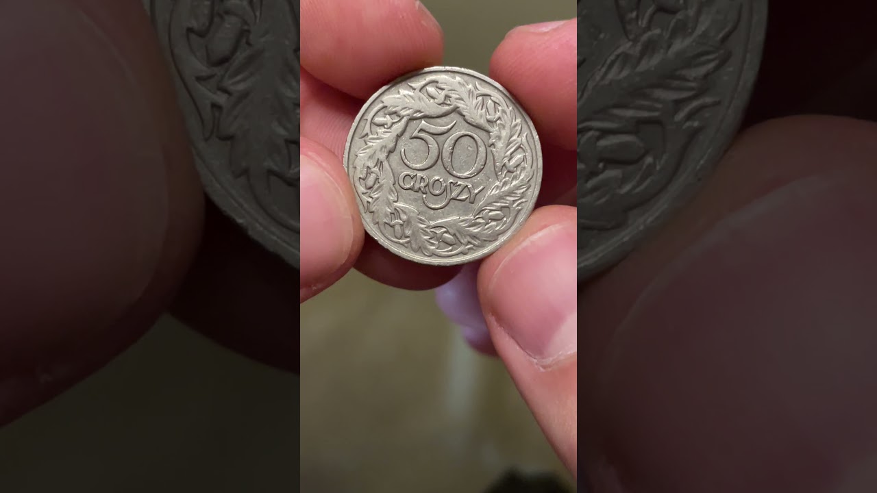 Монета 50 крестов Польша 1923 # Шорты