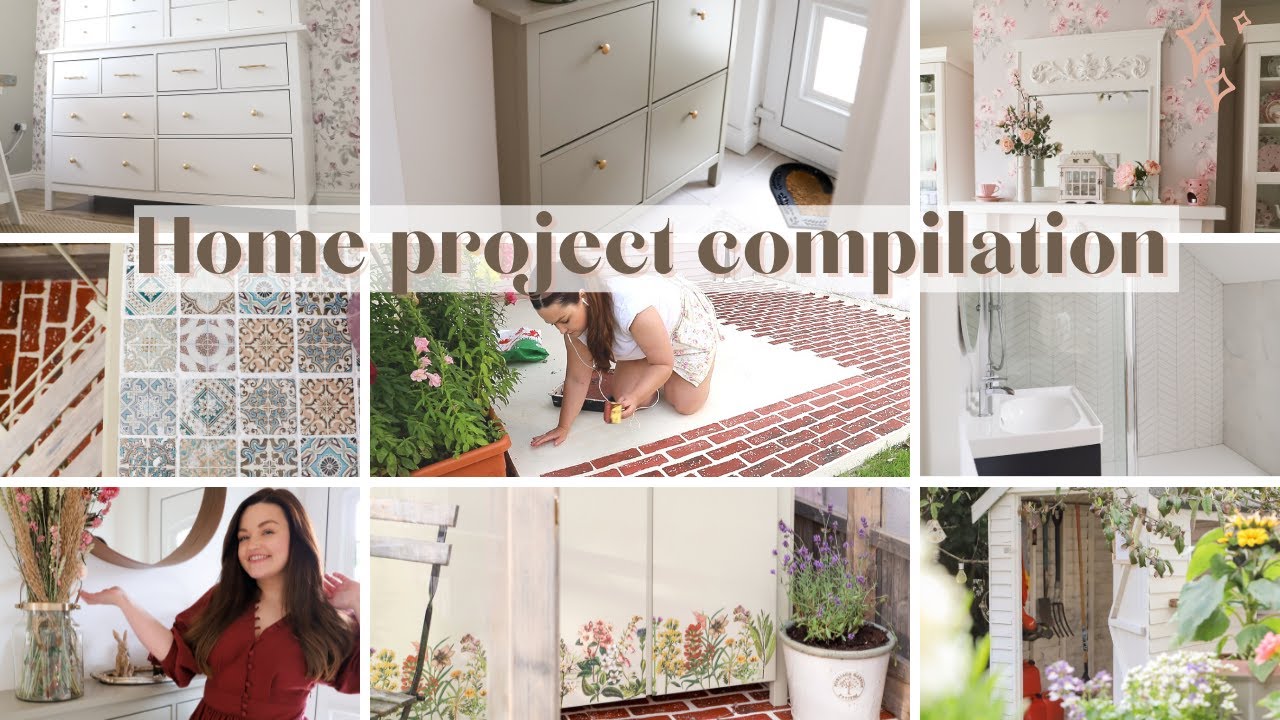 Creative home projects compilation. My best of 2021, some Ikea hacks and furniture flips! 🖌