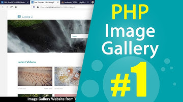 PHP Image gallery website from HTML template Tutorial Part01 | MVC OOP | Quick programming