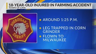 Sheboygan teenager suffers life-threatening injuries in farming accident