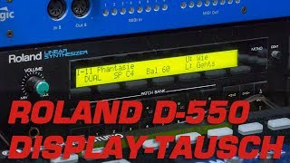 Jörgis Reparaturen: Roland D-550 Display Reparatur