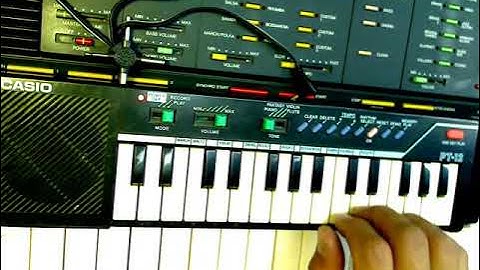 CASIO PT-12 (sound and rhythms demonstration)