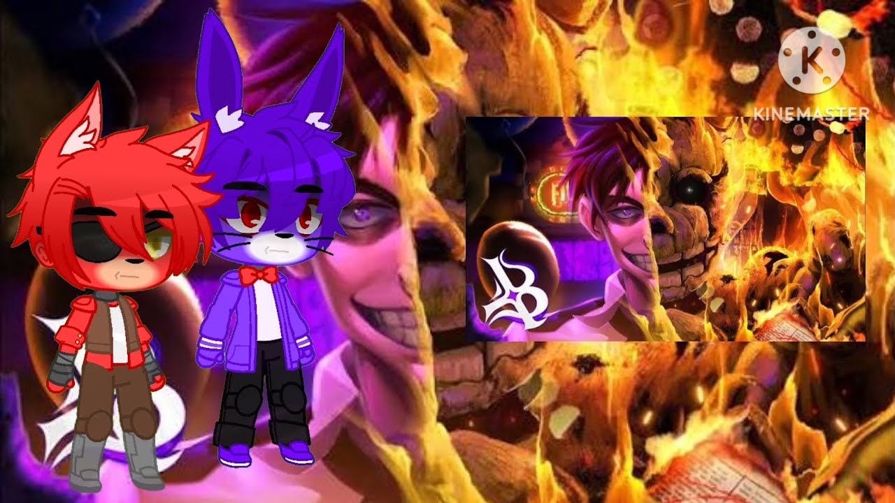 Fnaf React to Rap do William Afton - Coral da Agonia (Five Nights at Freddy's) @blxckoficial