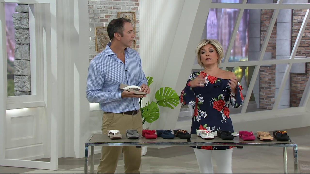 Vionic Platform Leather Sandals - High Tide on QVC