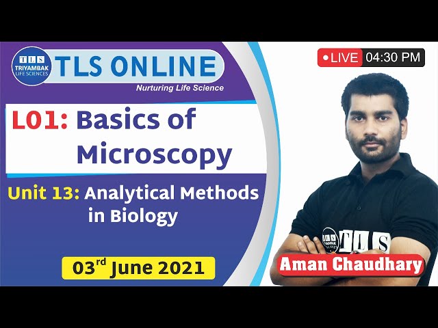 L01: Basics of Microscopy
