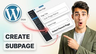 How to make a sub page in WordPress (Easiest Way)(2026 Guide)