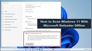 How to Do Offline Virus Scan with Microsoft Defender on Windows 11