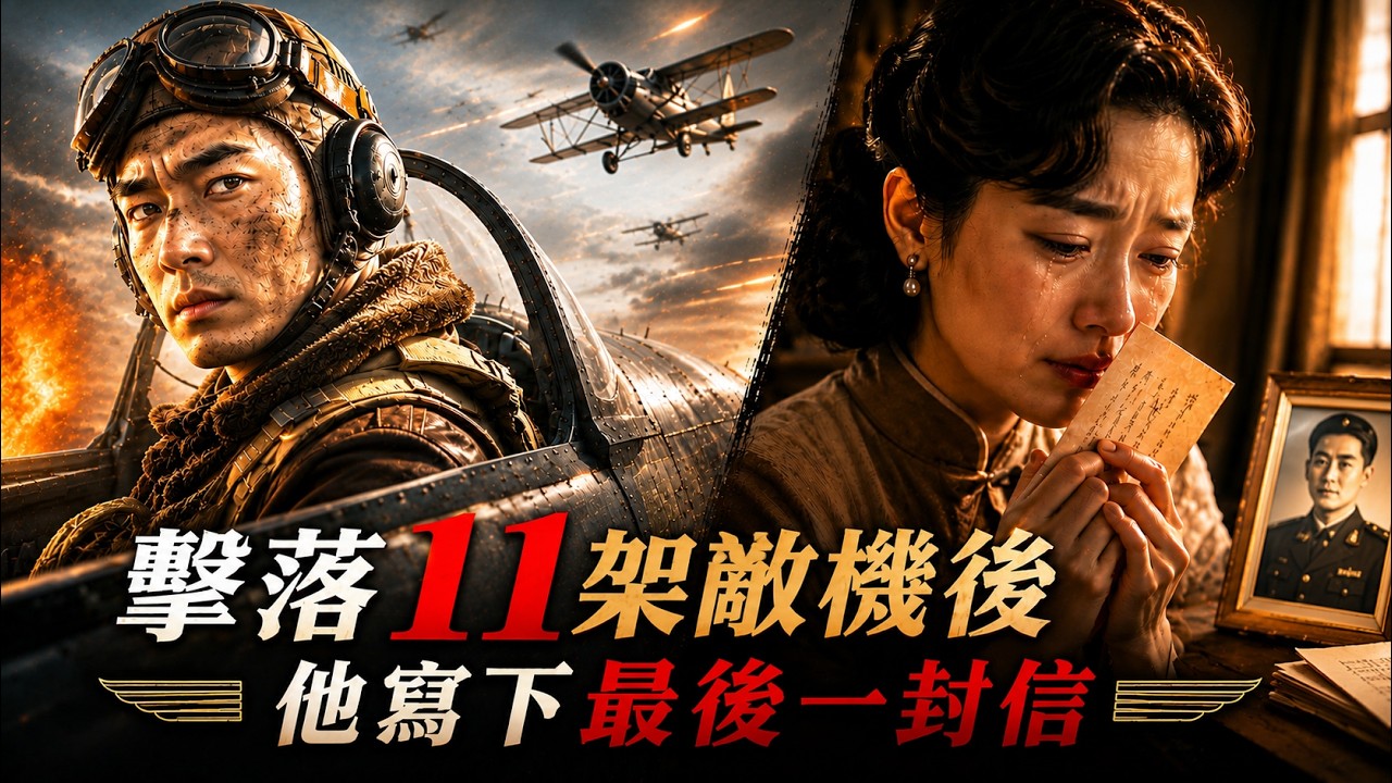 用落後戰機擊落11架！連妻子新丈夫都敬重的空戰王牌：《一把青》郭軫朱青的真實傳奇