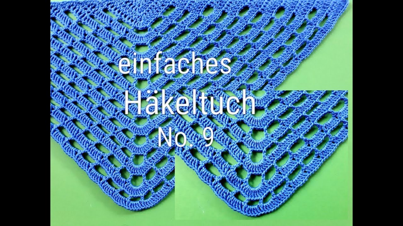 Häkeltuch 9, einfaches Dreieckstuch