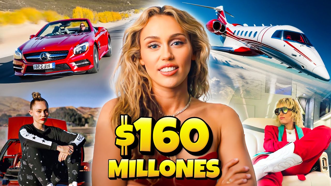Así es la vida lujosa de Miley Cyrus | Coches, Mansiones, Yates, Relojes, Fortuna...