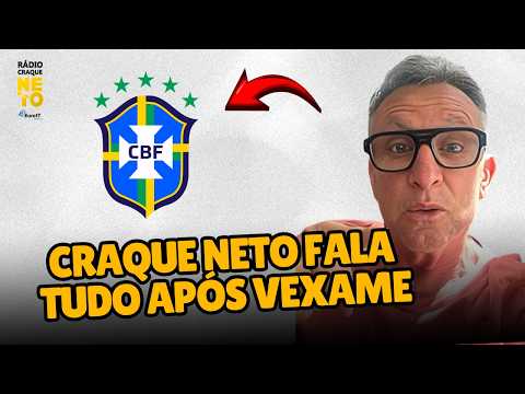 Craque Neto PERDE A PACIÊNCIA após VEXAME DA SELEÇÃO e fala o que TODOS QUERIAM FALAR!!