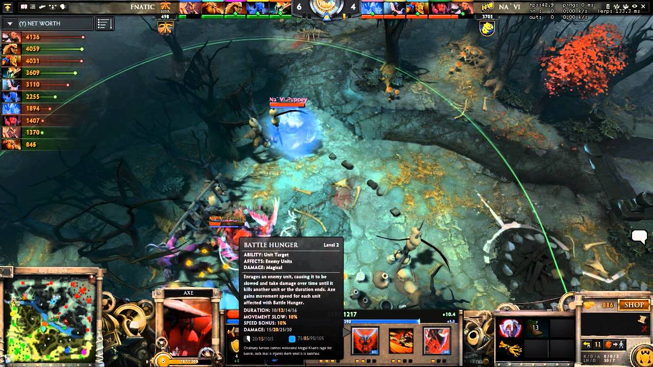 NaVi vs Fnatic game 2 DC XMG Burmese commentary