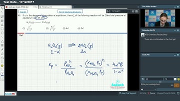 AIATS TEST 03 For Class XI Studying CHEMISTRY JEE Main 2019 Q 46 to 50