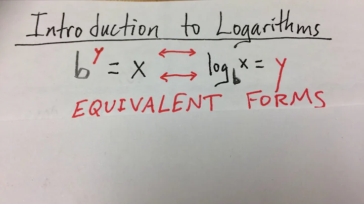 Introduction to Logarithms