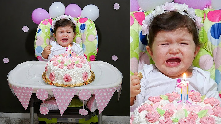ANIVERSÁRIO DE 1 ANO DA BEBÊ LAURA!! 🎉Parabéns Laurinha 🎁