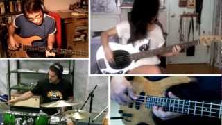 Jackson 5 - I Want You Back (Bass and Drum Cover) [Collab]