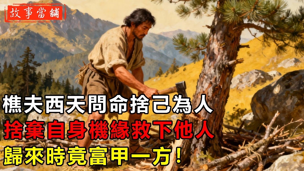 樵夫西天問命捨己為人，捨棄自身機緣救下三方，歸來時竟富甲一方！| 民間故事 | 故事當舖
