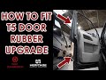 HOW TO FIT VW T5 DOOR RUBBERS TO YOUR VAN - A step by step guide