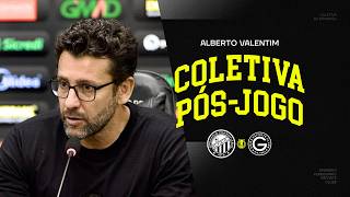 Entrevista | Pós-jogo Operário x Goiás - 33ª rodada Brasileiro Série B - Alberto Valentim