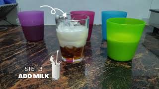 DENSITY EXPERIMENT:THREE LAYERED DRINK