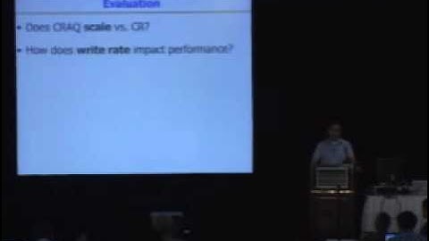 Object Storage on CRAQ - USENIX 2009 - Part 2/3