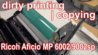 Ricoh Aficio MP 9002sp Dirty Printing l Cleaning of Cleaning Blade screenshot 5
