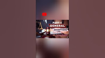 General Exceptions 76 to 106 Part -1| explained  in punjabi| Link in comments #law  #trendingshorts