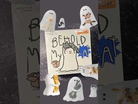 unboxing 52TOYS Ghody Behold my Cat blind box 👻 #blindbox