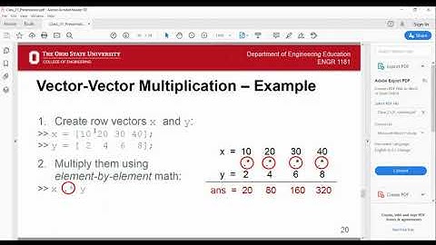 Mathematical Operations with Arrays