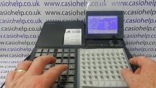 How To Program A PLU Product On The Casio SR-C550 Cash Register