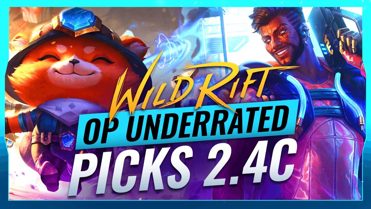 5 OP Underrated Picks in Wild Rift - Patch 2.4C (LoL Mobile)