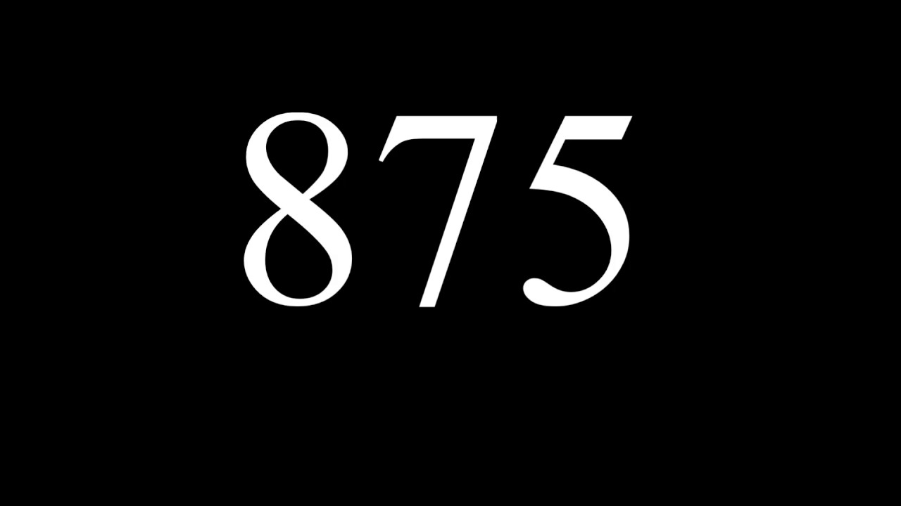 875 YouTube