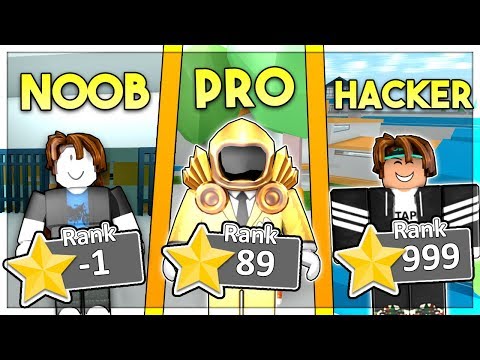 Noob Vs Pro Vs Hacker Mad City Youtube - noob vs pro vs god roblox mad city