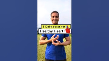 HEALTHY HEART? 5 daily yoga for you! #healing #healthtips #health #daily #circulation #heart #poses