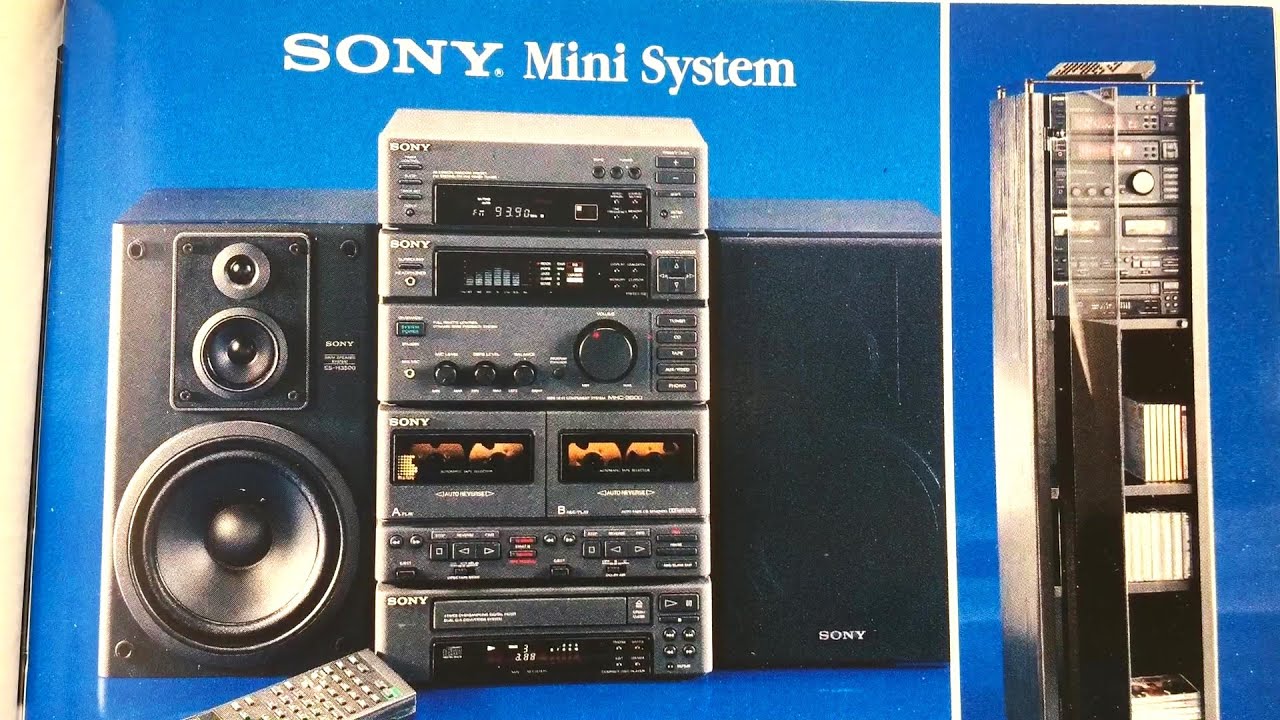 Catalog 1991 Midi Mini System hi-fi 🔊 Technics, Pioneer, Sony, Sharp, Marantz, Hitachi, JVC, Kenwood