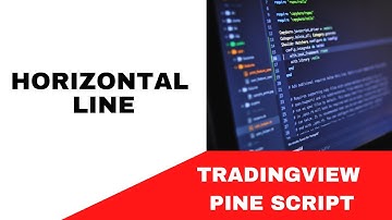 TRADINGVIEW--PINE SCRIPT : DRAW A HORIZONTAL LINE || TUTORIAL.