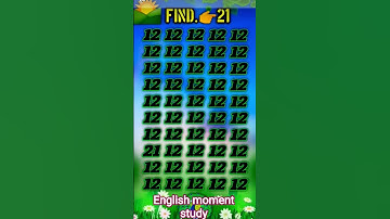 Find 👉 21 🤔 odd number puzzle #quiz #paheliyangk #facts #paheliyanemoji #gk