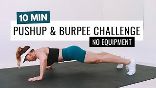 10 Min Push-Up & Burpee Burn | No Equipment Challenge