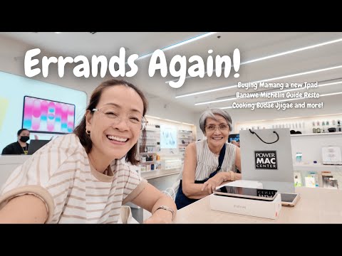 Home Vlog! Banawe Michelin Resto, Getting an Ipad for Mamang, Cooking Budae Jjigae and more!