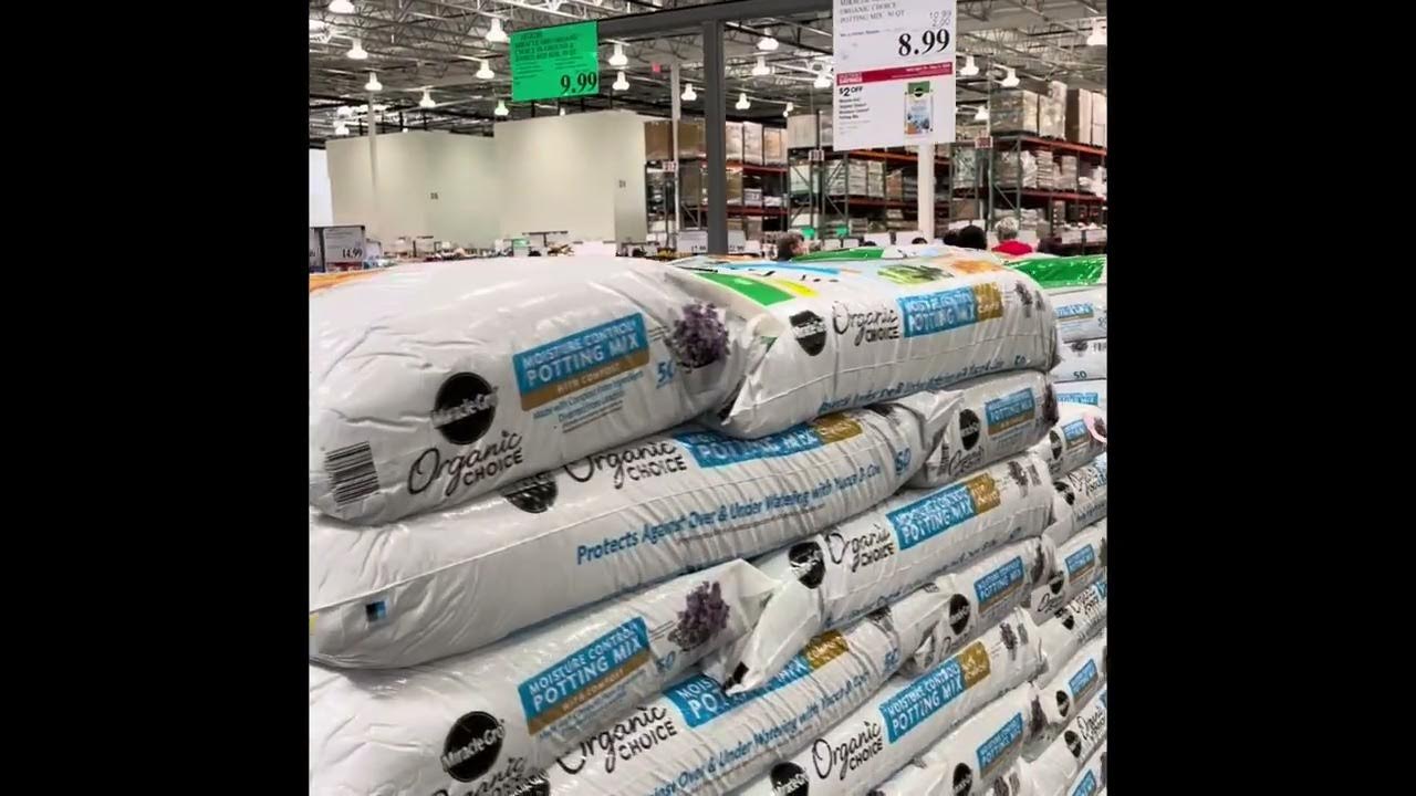 72 COSTCO GARDEN SALE Planters & Fertilizers & Potting Mix Soils YouTube