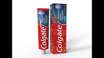 Colgate Tothpaste 3d model