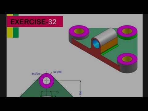 SOLIDWORKS EXERCISE 32 - YouTube