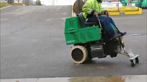 Sold! 2012 National 5700 Ride-On Floor Scraper Stripper 48V bidadoo.com